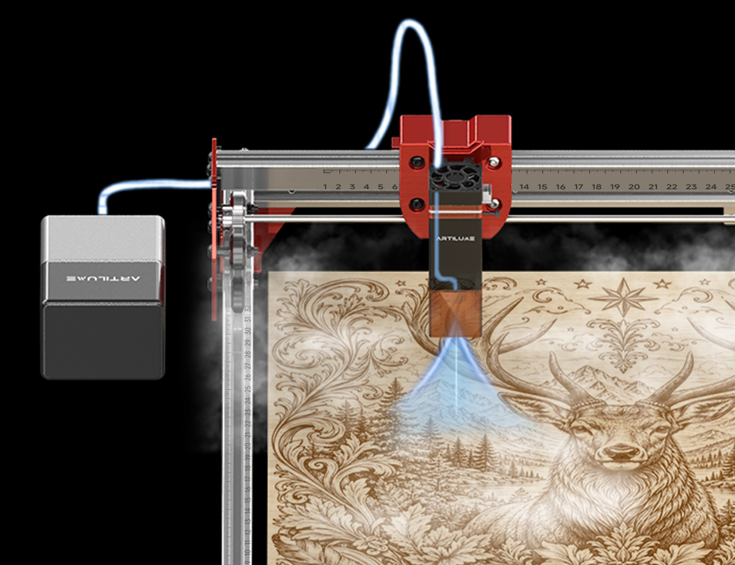 Equipped with Air Assist for Cleaner Cuts
