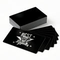 Black Aluminum Business Cards (50pcs)