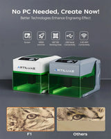 ARTILUME F1 Small Desktop Metal Laser Engraver ARTILUME