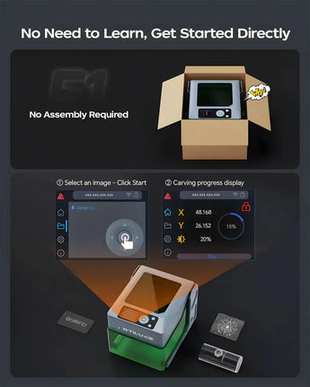 ARTILUME F1 Small Desktop Metal Laser Engraver ARTILUME