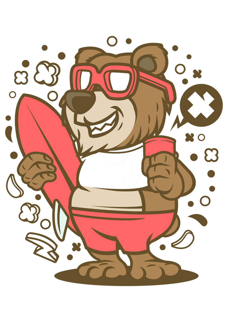 Cartoon bear