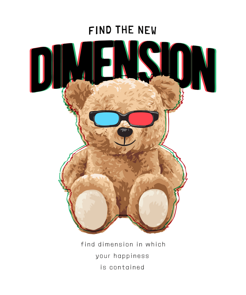Teddy bear poster