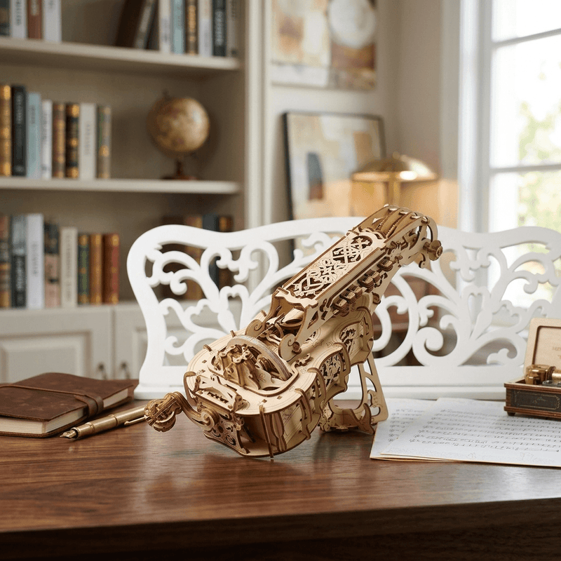 Hand-cranked organ