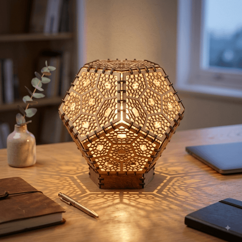 Polyhedron Shadow Lamp