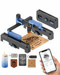 T1 Foldable Laser Engraver with APP Control, Riser & Protective Casing