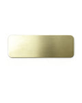 50-Pack Gold Stainless Steel Name Badges for Laser Engraving