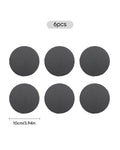 6-Pack Black Marble Coasters for Laser Engraving
